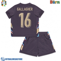 Fotballdrakt Barn England Conor Gallagher #16 Bortedraktsett EM 2024 Kortermet (+ Korte bukser)